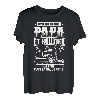 Herren Papa Routier Fahrer LKW LKW Straße T-Shirt