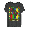 Niedliches hübsches schwarzes und gebildetes schwarzes Monats-Outfit T-Shirt