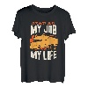 Herren 18 Räder-Design für einen LKW-Fahrer T-Shirt