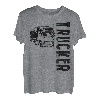 Trucker Amerikanische Flaggen Trucking T-Shirt