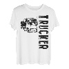 Trucker Amerikanische Flaggen Trucking T-Shirt