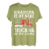 Herren Trucker Grandpa ist mein Name Trucking ist mein Spiel Vatertag T-Shirt