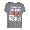 Herren Trucker Grandpa ist mein Name Trucking ist mein Spiel Vatertag T-Shirt