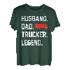 Husband Dad Trucker Legend Transporter Fernfahrer T-Shirt
