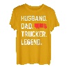 Husband Dad Trucker Legend Transporter Fernfahrer T-Shirt