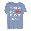 Husband Dad Trucker Legend Transporter Fernfahrer T-Shirt