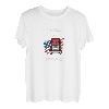 Lustiger I Stand with truckers, support truck drivers design T-Shirt