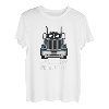 Das Leben ist ein Autobahn-Trucker-Fahrer für Sattelauflieger T-Shirt