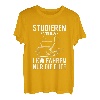 Herren Fernfahrer Job Studieren Kann Jeder LKW Fahren Nur Die Elite T-Shirt