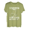 Herren Fernfahrer Job Studieren Kann Jeder LKW Fahren Nur Die Elite T-Shirt