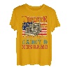 LKW-Fahrer, Trucker Daddy, Ehemann, US-Flagge T-Shirt