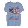 LKW-Fahrer, Trucker Daddy, Ehemann, US-Flagge T-Shirt