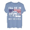 Ich werde in meinem Büro sein Trucker Truck Driver Diesel Semi Truck T-Shirt