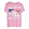 Ich werde in meinem Büro sein Trucker Truck Driver Diesel Semi Truck T-Shirt
