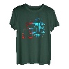 Trucker Flammen LKW Fahrer Retro Oldtimer Lastkraftwagen T-Shirt
