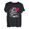 My Heart belongs to a Trucker Transporter Fernfahrer T-Shirt