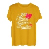 My Heart belongs to a Trucker Transporter Fernfahrer T-Shirt