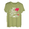 My Heart belongs to a Trucker Transporter Fernfahrer T-Shirt