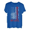 Amerikanische Flagge, Dieselbetriebener Mechaniker, Vintage-LKW-Fahrer T-Shirt