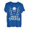 Amerikanischer Trucker für patriotischen LKW-Fahrer T-Shirt