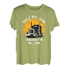 Hold The Line Convoy für Freedom Trucker Protest Trucking T-Shirt