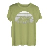 Retro Vintage Sonnenuntergang Bagger Kipper Bau LKW T-Shirt