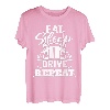 Lustiges LKW-Fahrer-Shirt Eat Sleep Drive Repeat T-Shirt