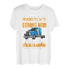 Die Frau eines Truckers zu sein, braucht einen starken Mann - Lkw-Fahrer T-Shirt