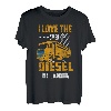 Ich liebe den Geruch von Diesel im Morning Trucker T-Shirt