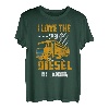 Ich liebe den Geruch von Diesel im Morning Trucker T-Shirt