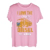 Ich liebe den Geruch von Diesel im Morning Trucker T-Shirt