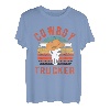 Cowboy-fernlastfahrer-weinlese-retro-lkw-fahrer T-Shirt