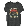 Lustiger Bad Mother Trucker Vintage-Retro-Lkw-Fahrer T-Shirt
