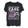 Trucker Girl Ich spiele mit großen Autos Lustiger Lkw-Fahrer T-Shirt