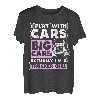 Trucker Girl Ich spiele mit großen Autos Lustiger Lkw-Fahrer T-Shirt