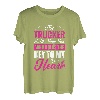 Sarkastische lustige Witze Trucker Freundin Frau T-Shirt