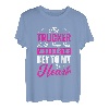 Sarkastische lustige Witze Trucker Freundin Frau T-Shirt