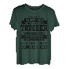 Herren Leg Dich Niemals Mit Einem Trucker An LKW-Fahrer Fernfahrer T-Shirt
