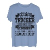 Herren Leg Dich Niemals Mit Einem Trucker An LKW-Fahrer Fernfahrer T-Shirt