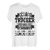 Herren Leg Dich Niemals Mit Einem Trucker An LKW-Fahrer Fernfahrer T-Shirt