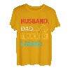 Ehemann, Vater, Trucker-Legende, Vintage-Retro-Lkw-Fahrer T-Shirt
