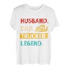 Ehemann, Vater, Trucker-Legende, Vintage-Retro-Lkw-Fahrer T-Shirt