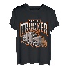 Mother Trucker Orange Farben Big Rig Lover Truck Driver T-Shirt