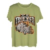 Mother Trucker Orange Farben Big Rig Lover Truck Driver T-Shirt