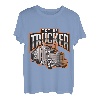 Mother Trucker Orange Farben Big Rig Lover Truck Driver T-Shirt