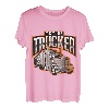 Mother Trucker Orange Farben Big Rig Lover Truck Driver T-Shirt