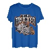 Mother Trucker Orange Farben Big Rig Lover Truck Driver T-Shirt