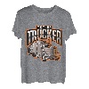 Mother Trucker Orange Farben Big Rig Lover Truck Driver T-Shirt