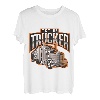 Mother Trucker Orange Farben Big Rig Lover Truck Driver T-Shirt