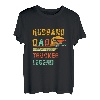 Ehemann Papa Trucker Legende Fahrer Vater Trucker cool T-Shirt